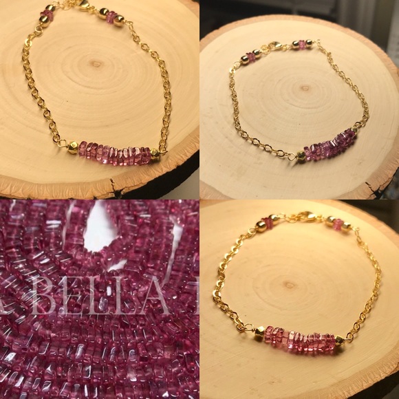 Jewelry - Rasberry AAA Rhodolite Garnet bracelet